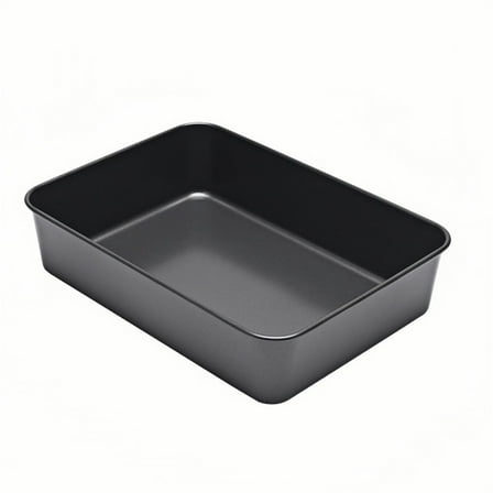 yaaqii Deep Brownie Pan Cake Dish Non-Stick Tray for Oven Bakeware Bread 26x19x6cm