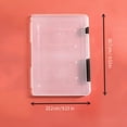 thumbnail image 4 of WKSCLPAI Transparent File Box A4 Size,Portable File Organizer,Stationery File Box Suitable for Storing Important Materials,Documents,Certificates,Masks,etc, 4 of 4