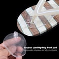 thumbnail image 2 of 1 Pair Foot Pad High Elasticity Shock Proof U Shape Clip Flip Flops Sandals Toe Separator Massage Insole Daily Wear, 2 of 6