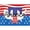 T, variant on Qocolhg Monogram Initial Patriotic Door Mat 4th of July Red Blue White Star Stripe American Flag Welcome Mats 15.7×23.6 inch 26 Letter Independence Day Entrance Door Rugs with Non-slip Backing, A