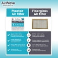 thumbnail image 5 of AirWave 14x20x1 MERV 8 Pleated HVAC AC Furnace Air Filter, 6-Pack, 5 of 6