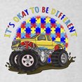 thumbnail image 5 of Wild Bobby Its Okay to Be Different | Truck Autism Awareness Men Premium Tri Blend Tee, 5 of 5