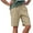 Khaki, variant on Abcnature Men's Athletic Shorts, Sports Gym Running Short Pants, Fashion Men Pocket Bandage Resilience Leisure Time Tooling Shorts, Cargo Casual Hiking Shorts White L