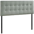 thumbnail image 2 of Modway Emily King Upholstered Polyester Fabric Headboard in Gray, 2 of 8