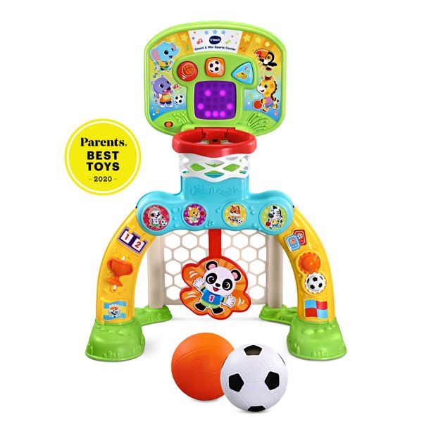Vtech Count And Win Sports Center Toddler Basketball And Soccer Smart Toy Walmart Com