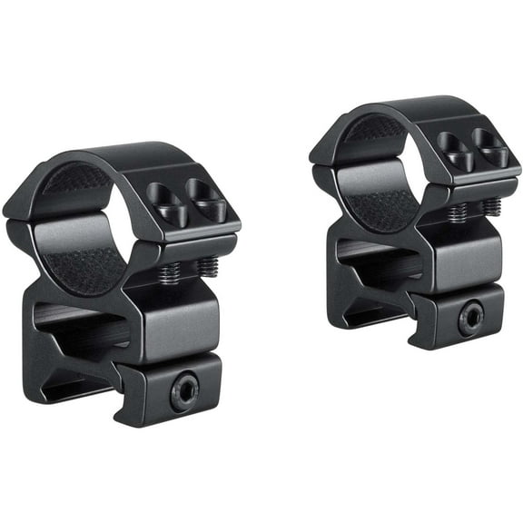 Hawke Sport Optics Match Series Weaver Scope Rings - 2 Pieces, 1in, High, Black
