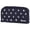 Dark Blue, variant on Aesthetic Letter Print Standing Pencil Case, Large Capacity Pencil Bag Pen Pouch, Cosmetic Bag, Fabric Stationery Bag, Lightweight Zip Storage Case for Small Items & Office Supplies, Khaki
