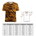 thumbnail image 3 of Summer Golden Tiger Print T Shirts Animal Street Wear T-Shirt Womens Short Sleeve Elegant Big Size Tees Design Clothes G, 3 of 5