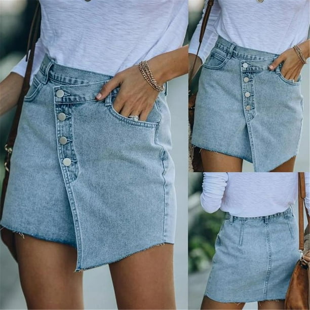 Denim skirts cheap for misses