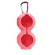 thumbnail image 1 of Estuche de silicona suave para pelotas de golf | Juego de 2 protectores con mosquetón para cinturón o bolso | Tamaño estándar para 2 pelotas de golf, 1 of 2