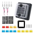 thumbnail image 1 of Seitruly 34 unids/set coche 6 vías 1 en 1 salida 32V 50A caja de fusibles vehículo faro fusibles bloque soporte accesorios para automóviles Electrónica miscelánea, 1 of 6