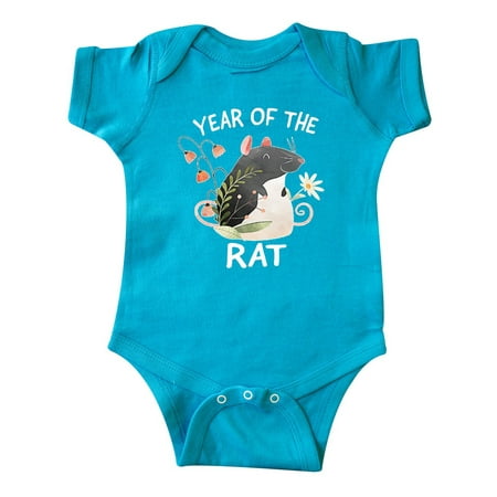 

Inktastic Chinese Zodiac Year of The Rat Gift Baby Boy or Baby Girl Bodysuit