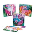 Orb Factory Loisir Créatif Sticky Mosaics Sparkling Licornes - Tableau
