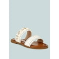 thumbnail image 2 of Shellfish Raffia Slip On Sandals, 2 of 11