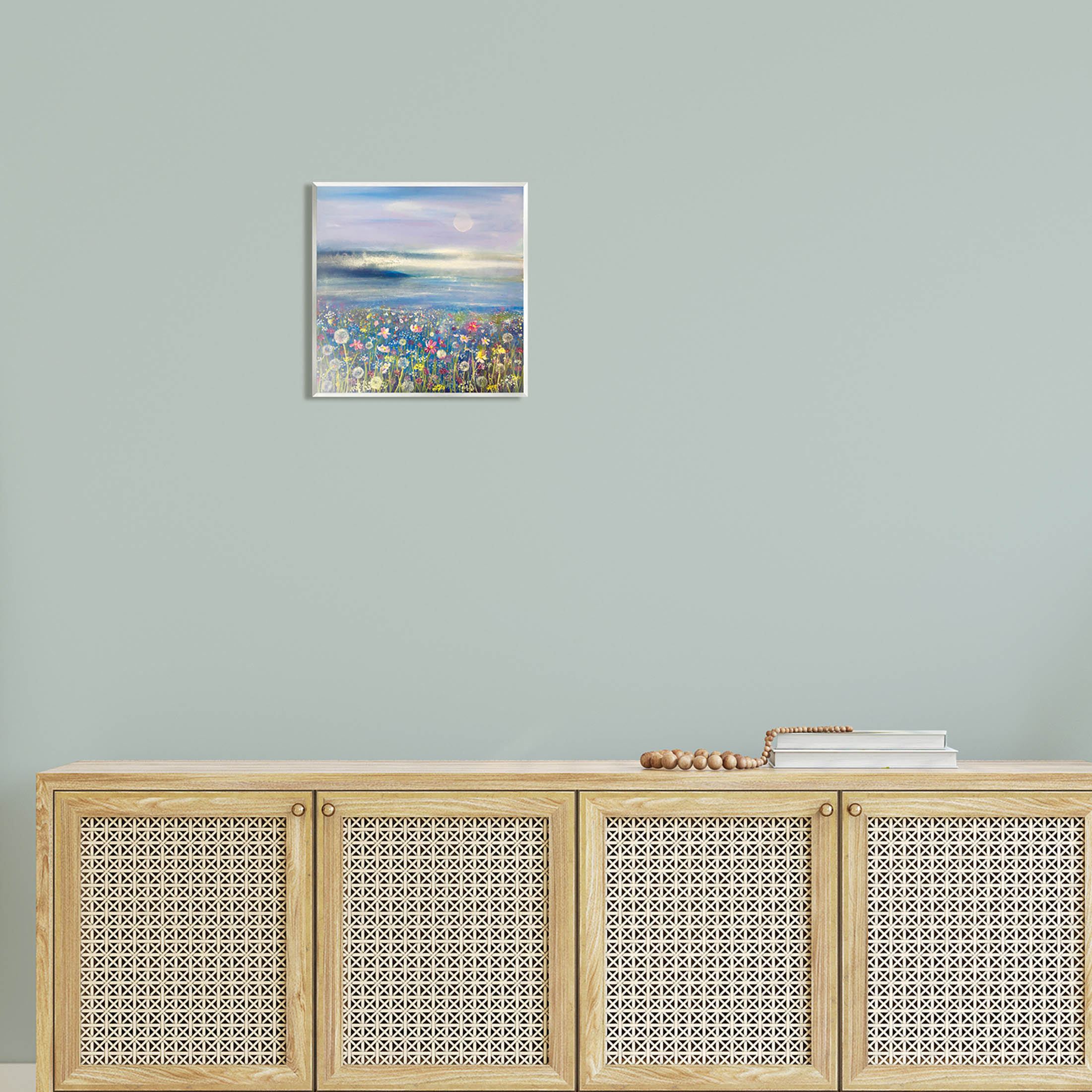 Stupell Industries Moonlit Lake Meadow Painting Unframed Art Print Wall Art, Design by Emma Catherine Debs