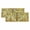 Brown, variant on Yellow Lemons Valances for Windows, Summer Botanical Checkered Pastoral Light Filtering Kitchen Curtains, Rod Pocket Window Valance Curtains for Living Room Bedroom, 54" W x 18" L, 2 Panels