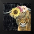 thumbnail image 2 of Tava Studios 15x15 Black Modern Framed Museum Art Print Titled - Barnyard Betty, 2 of 5