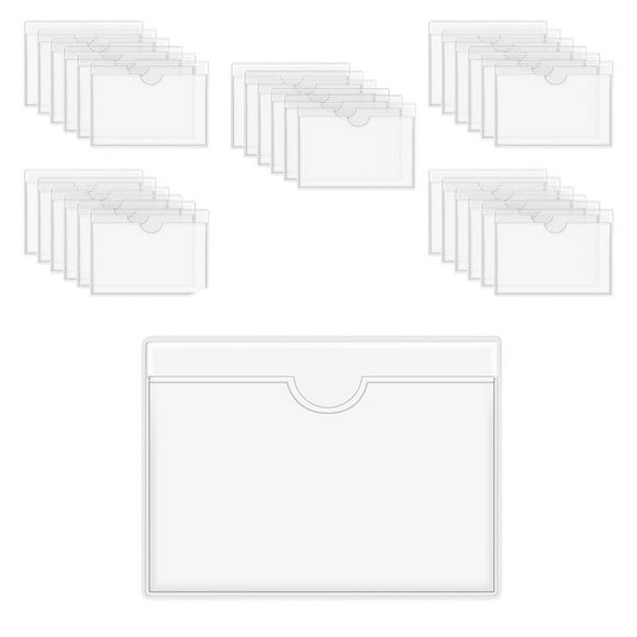 Self Adhesive Index Card Pockets