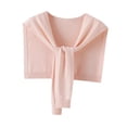 thumbnail image 3 of Chal tipo suéter para mujer, ideal para uso diario, calentador de cuello, elegante, para viajes y ocasiones informales. Rosa, 3 of 8
