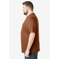 thumbnail image 3 of Boulder Creek by KingSize Men's Big & Tall Heavyweight Pocket Crewneck T-Shirt, 3 of 6