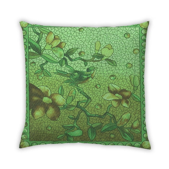 Ahgly Company Outdoor Square Contemporary Throw Pillow, 18 inch by 18 inch