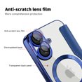 thumbnail image 5 of for iPhone 16 Plus Wallet Case with RFID Blocking Credit Card Holder,Compatible with MagSafe,PU Leather Flip Kickstand Shockproof Cover Women Men for iPhone 16 Plus Phone case,Royalblue, 5 of 8
