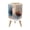 Color 1, variant on Small Trash Can with Lid Sunset Crisp Point Lighthouse 1.8 Gallon Dog Proof Trash Can Round Garbage Can Waste Bin Wastebasket for Bathroom Bedroom Living Room