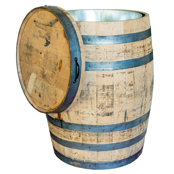 Authentic Whole Oak Whiskey Barrel, Repurposed