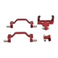 thumbnail image 1 of TISHITA 4Pcs 1:16 Servo Mount Metal Car Modified Steering Gear Holder for C64 RC Car red, 1 of 8