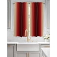 thumbnail image 2 of Dark Red Yellow Ombre Living Room Curtains 2 Panel, Farmhouse Modern Gradient Art Cafe Window Treatment, Extra Long Farmhouse Bedroom Bathroom Kitchen Curtains Drapes 104"x72", 2 of 6