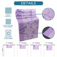 thumbnail image 6 of Purple Floral Butterflies Table Runner 120 Inches, Abstract Art Vintage Botanical Bed Runner Dresser Scarves Tabletop for Indoor Outdoor Parties/Ceremony/Banquet, 13"x 120", 6 of 9