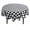 Black and White, variant on Odenmar Round Plaid Tablecloth 60 Inch, Black and White Checkered Table Cover, Waterproof Washable Table Cloth for Dining Table, Kitchen, Picnic and Farmhouse Table Decor