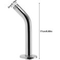thumbnail image 2 of Brazo de ducha de acero inoxidable de alta calidad para montaje en pared, cromado, redondo, brazo de extensión de ducha extra largo, manguera para cabezal de ducha de techo, accesorios, 2 of 5