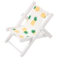 thumbnail image 3 of Silla de playa en miniatura, silla plegable, decoración de estilo náutico, accesorio para fotos., 3 of 7
