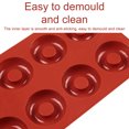 thumbnail image 6 of Grusce Silicone Donut Mold - Non-Stick Silicone Doughnut Pan Set,Heat Resistant,Make Perfect Donut Cake Biscuit Bagels,BPA FREE and Dishwasher Safe, 6 of 10