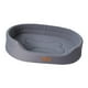 thumbnail image 5 of Sofá cama rectangular transpirable para gatos y perros, suave, con borde frontal bajo, ovalado y lavable. Gris L, 5 of 9