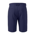 thumbnail image 4 of Fabrcox Mens Dress Shorts Elastic Waist Bermuda Shorts for Men Summer Work Office Business Men's Shorts Casual with Pockets Blue XL, 4 of 9