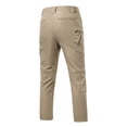thumbnail image 6 of Blmnix Cargo Pants for Men Waterproof Pants Active Fit Rain Pants Low Rise Jeans Long Yellow Slim-Leg Summer Pants,L, 6 of 8