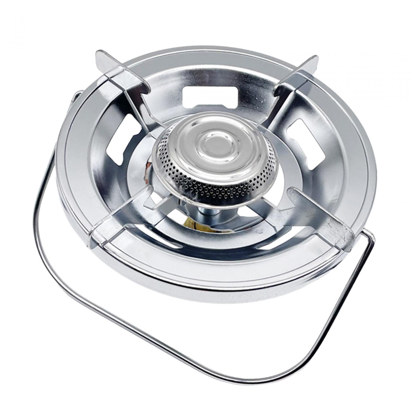 Wswqop Cooker Top Camping Gas Stove Furnace Adaptor Camp Stove Portable Easy to Install 16cm
