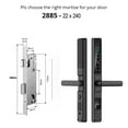 thumbnail image 1 of Waterproof Smart Door Lock Fingerprint APP Password RFID Card Keyless Digital Electronic Lock Aluminum/s Sliding ,Easy Installation, 1 of 6