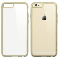 LUVVITT CLEARVIEW Case for iPhone 6s /6 | Hybrid Back Cover - Champagne Gold