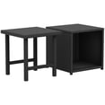 thumbnail image 1 of Wynston Ensemble de Table Cube et Carré en Osier/rotin 2 Pcs, 1 of 12