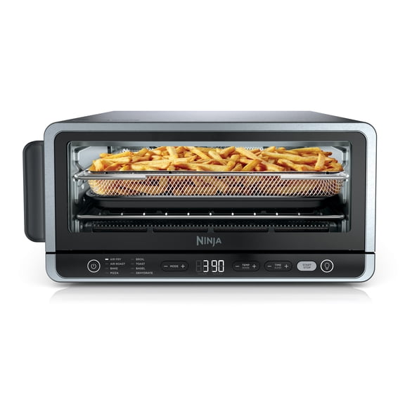 Ninja Flip Toaster Oven & Air Fryer, 8-in-1, Flip Up & Away for Storage, Roast, Toast, Bake & More, SP140