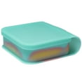 thumbnail image 7 of Silipint: Silicone Go Go Bowls: 2pk Sandwich Size: Aurora - Unbreakable, Microwavable, Flexible, Attached Lid, Travel, 7 of 7