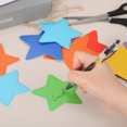 thumbnail image 4 of Uxcell 108Pcs Recortes de Estrellas 3.5"x4" Tarjetas de Papel en Forma de Estrella para Decoraciones de Tableros de Anuncios Rojas, 4 of 6