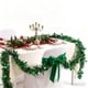 thumbnail image 5 of Guirnalda de confeti para árbol de Navidad de 78,7 pulgadas, color verde, dorado, rojo y rosa, con copos de nieve de plástico | Decoración festiva para fiestas navideñas, guirnaldas DIY, envoltura, 5 of 6