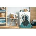 thumbnail image 2 of Ahgly Company Machine Washable Indoor Rectangle Transitional Dark SlateGray or Dark SlateGrey Green Area Rugs, 5' x 7', 2 of 7