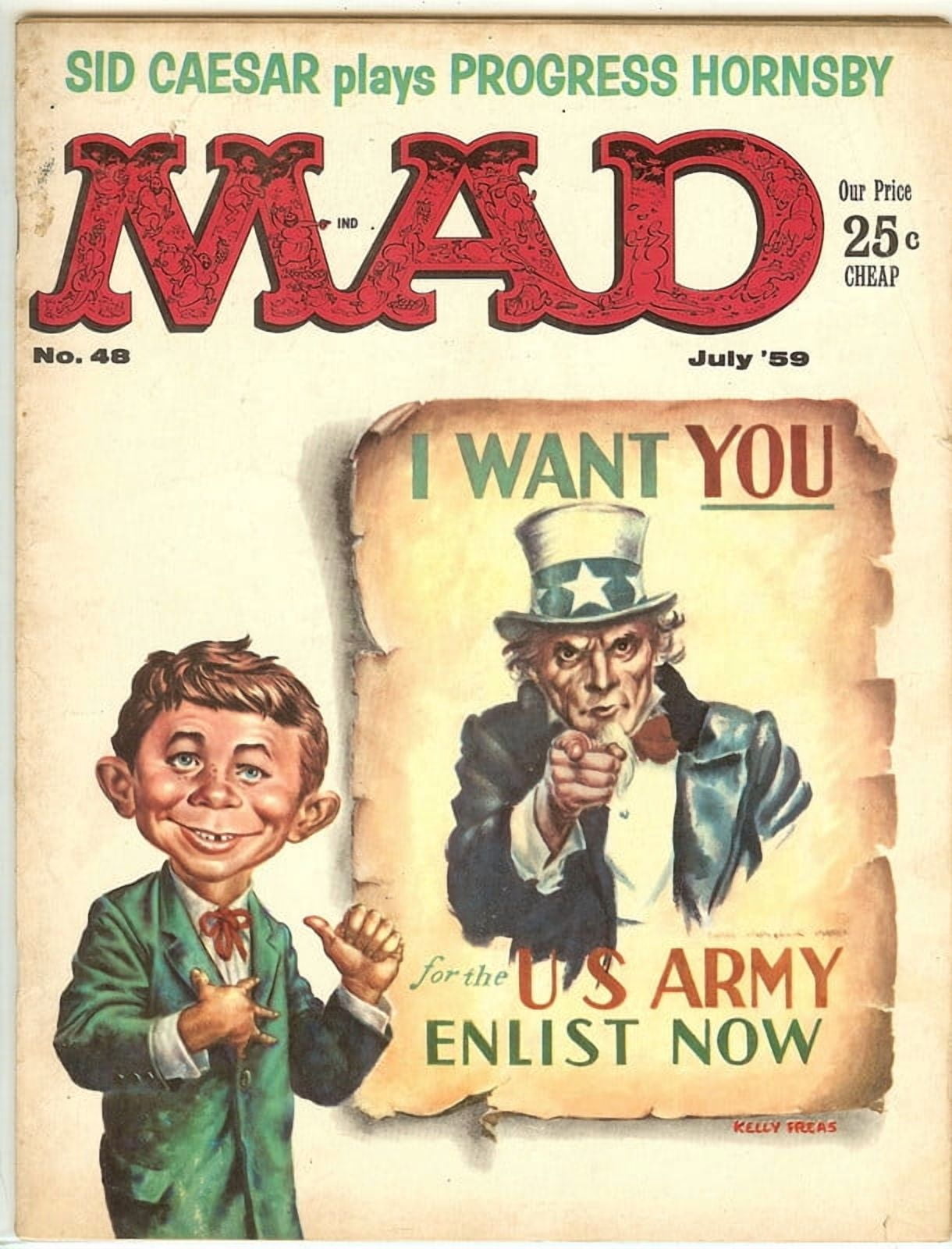 MAD Magazine Vintage Collectible #48 July 1959 Fine (FN)