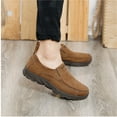 thumbnail image 6 of Mens Non-slip Loafers Comfortable Casual Walking Shoes Flat Outdoor Shoes Lightweight Soft Office Shoes Yellow 12 US, 6 of 7