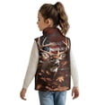 thumbnail image 3 of Pzuqiu Camo Hunting Deer Sleeveless Vests Casual Clothes for Boys 11-12 Practical Fall Winter Warm Outerwear With Pockets Versatile Comfortable Vest Zip Up Sleeveless for Boy, 3 of 7